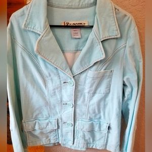 Vintage ZCavaricci corduroy distressed blazer